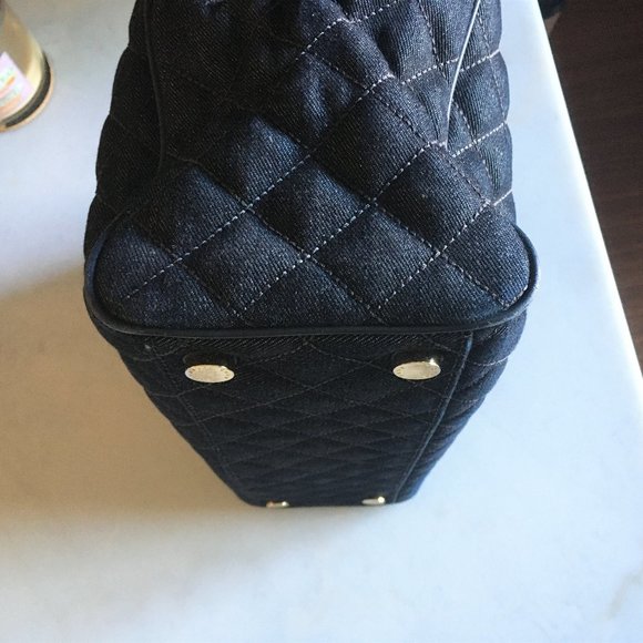 Michael Kors Susannah large tote dark denim purse - Picture 13 of 13